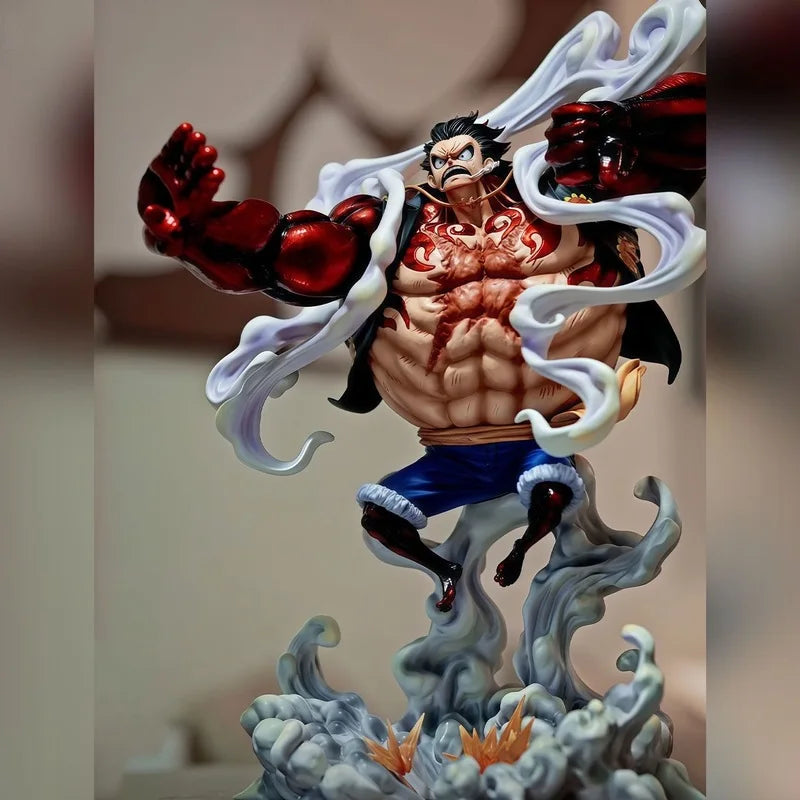 38cm/14.96inch Jt Statue One Piec Monkey D. Luffy Gear 4 Model Dolls Figurine One Piec Anime Figure Collectible Toys Gifts