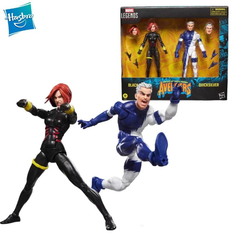【Pre-sale April 2026】New Original Hasbro Marvel Legends Series BLACK WIDOW/QUICKSILVER Action Figures Gift Toys Model