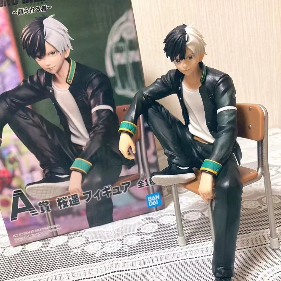 15CM Anime WIND BREAKER Sakura Haruka Figure Kaji Ren Noodle Stopper Figure Sitting Model Toy Gifts Doll Aciton Figure