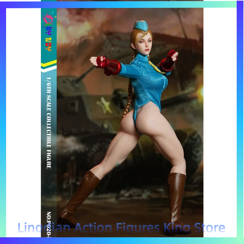 In Stock PLAY TOY 1/6 Fighting Female Warrior Jiami NO:P020-AB Animation Character Model Action Figure Toy Collection Gift