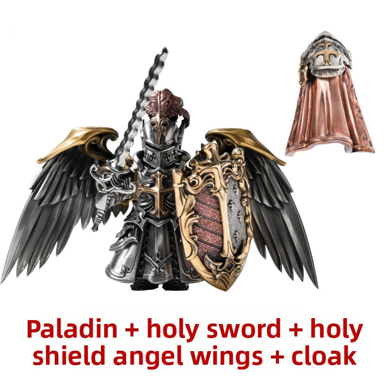Magnetic Paladin Crusader Action Figure, Metal Model Kit for Adults, Desk Decor Fidget Toys, Halloween Christmas Birthday Gift