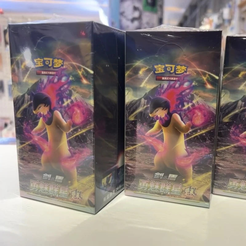 100%Original Genuine PokéM0n Trading Ptcg Card Chinese 7.0 Brave Charming Stars Pre-Group Booster Pack Construct Gift Child Gift