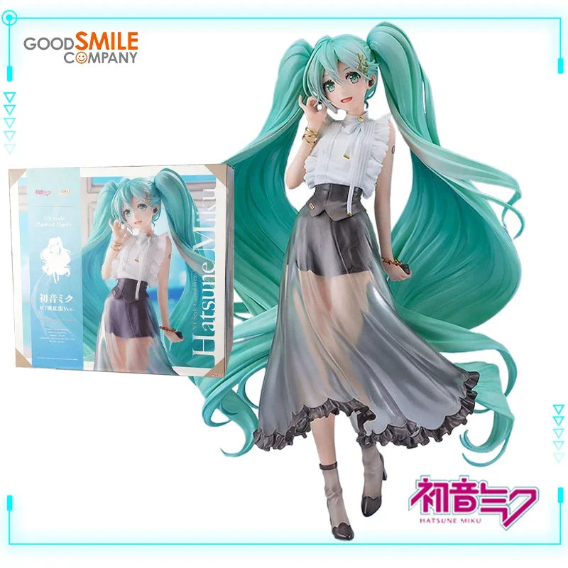 In Stock GSC Original Genuine Vocaloid Hatsune Miku 1/6 NT Style Casual Wear Ver 28cm Collections Model Toy Figures Anime Gift