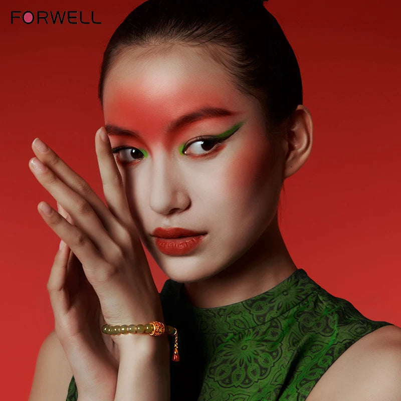 FORWELL Natural Hetian Jade Clear Colour String Exquisite Elegant Simple High-grade Bracelet Young Girls Fashion Fine Jewelry