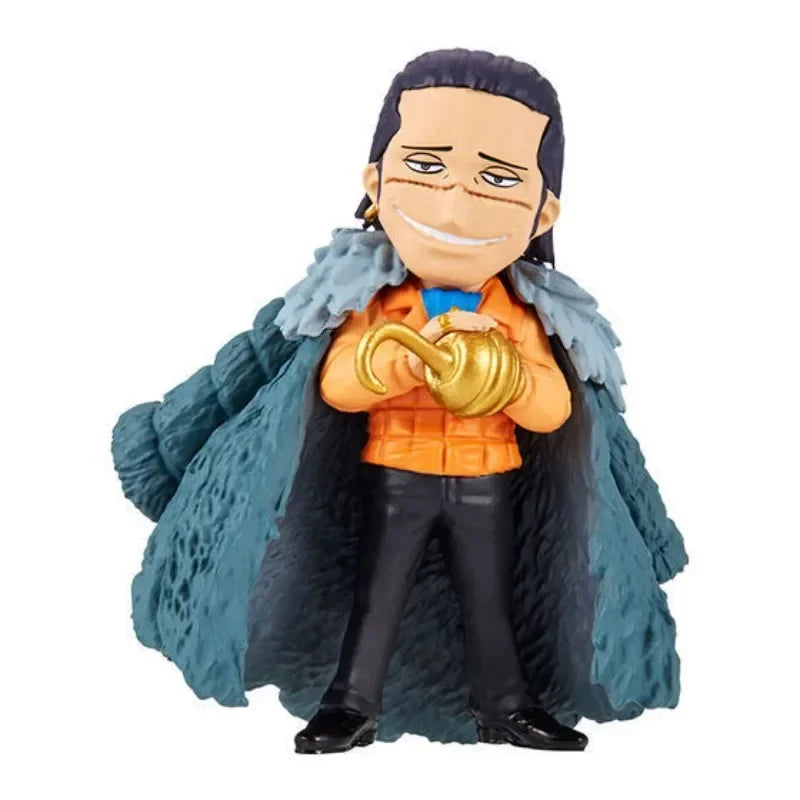 Bandai Original Gashapon One Piece Onepi No Mi 09 Nico Robin Rob Lucci Bon Clay Anime Action Figures Toys Gifts