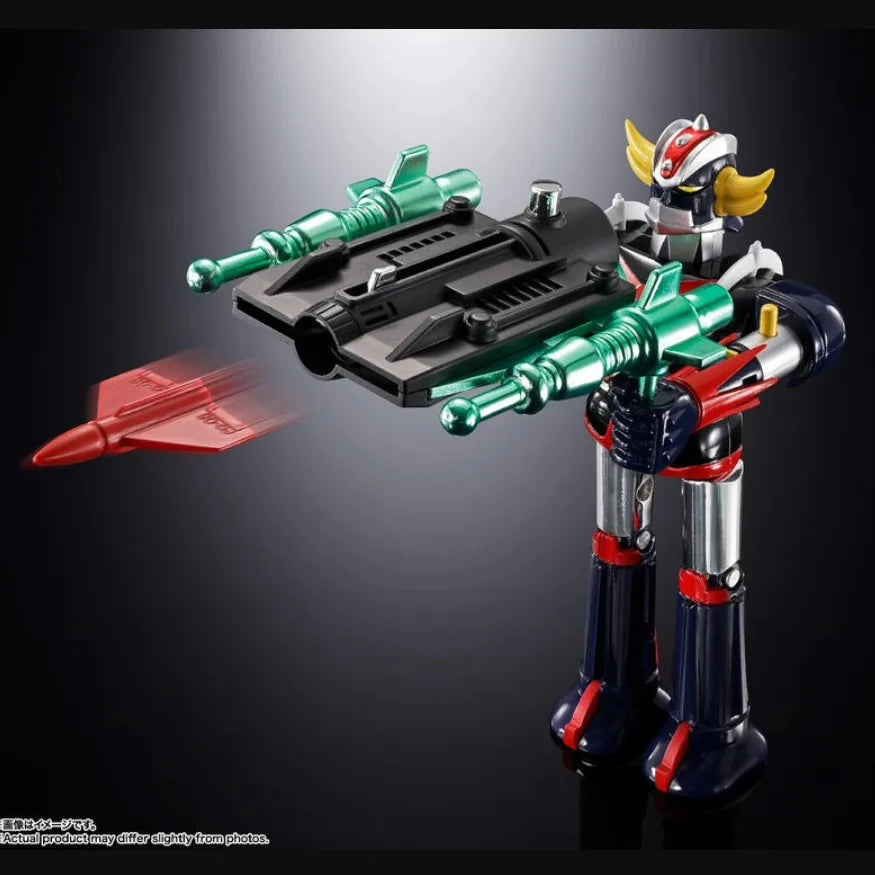 Genuine DELUXE GRENDIZER&SPAZER UFO Form Anime Figure CHOGOKIN 1975 Replica Action Figurine Collectible Model Toys Gift IN STOCK