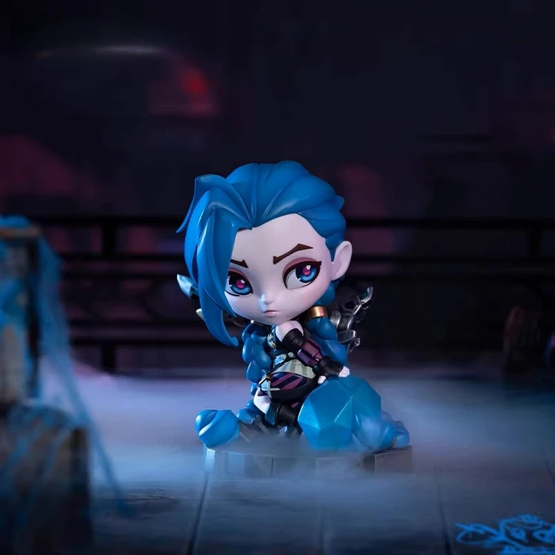 Lol League Of Legends Arcane Jinx Anime Game Chibi Figure Q Version Ornaments Game Peripherals