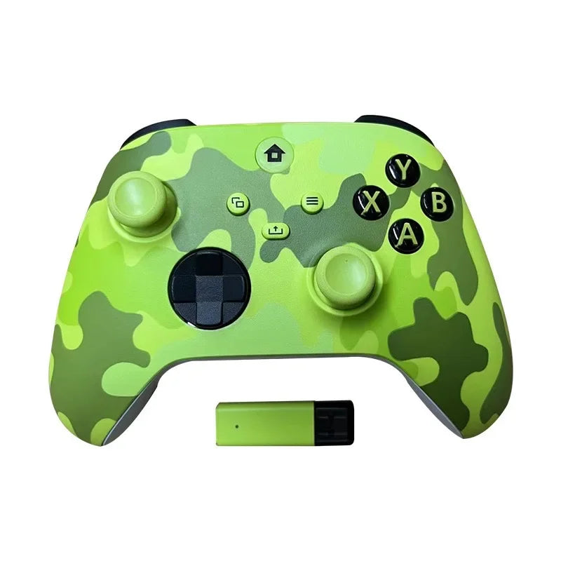 NEUER 2,4G Wireless Game Controller für Xbox One Series X/S Konsolen-Joysticks mit 2,4G Adapter-Empfänger für Windows PC Gamepad
