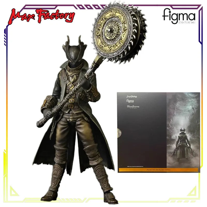 Max Factory Original Figma Bloodborne Series Sister Maria of The Spirit Clock Tower\Hunter  Anime Action Figure Model Toys