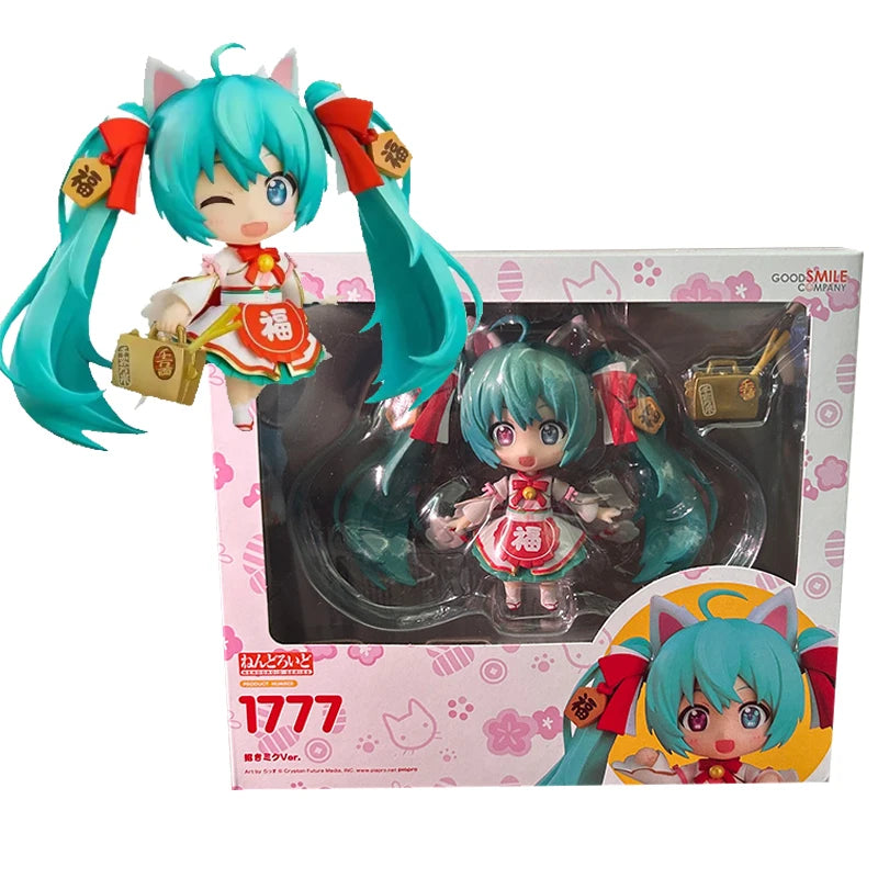 10 cm Anime-Figur Nr. 1777 Hatsune Miku Actionfigur Kwaii Virtual Singer PVC Sammlermodell Sammlung Statuette Spielzeug Geschenke