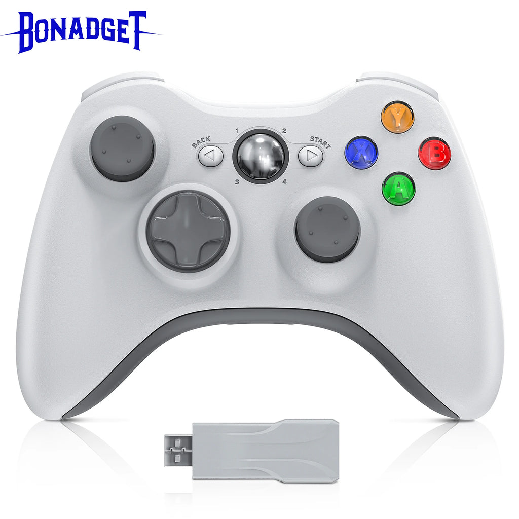 2.4G Wireless Controller for Xbox 360/360 Slim/PC Gamepad Video Game Rocker Dual Vibration Sensing Console Gaming Accessories