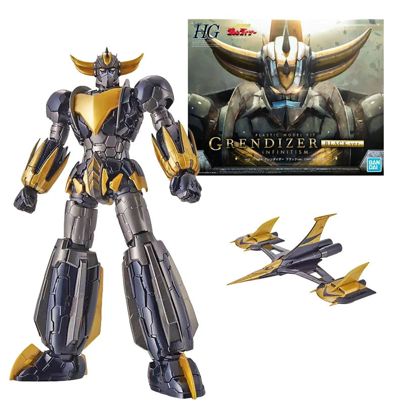 24 Hours Delivery Bandai Anime HG MAZINGER Z GENDIZER GETTER KOTETSU JEEG MAZINKAISER Original Model Toy Action Figure Gift