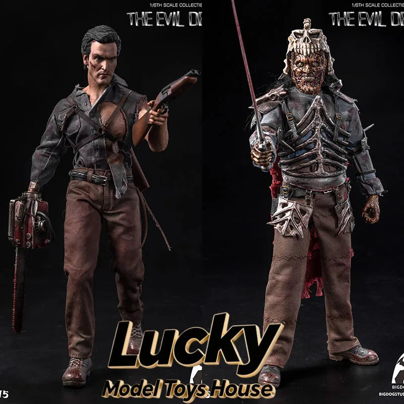 BIGDOG STUDIO SC015 Double Action Figures Version 1/6 The Evil Dead Blood Version 12inch Full Set Soldier Model Doll Collection