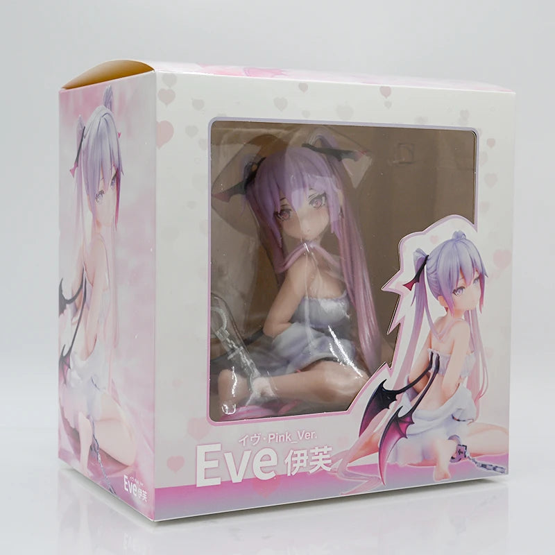 25cm Pink Charm Eve BODY HARNESS Sexy Anime Girl Figure Rurudo Eve LOVECALL Action Figure Little Devil Figurine Model Doll Toys