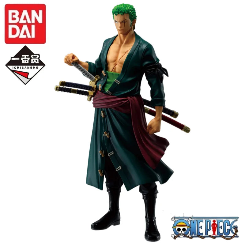 In Stock 100% Original Bandai Ichiban Kuji One Piece Monkey D Luffy Roronoa Zoro Sanji Dracule Mihawk Emporio Ivankov Silvers
