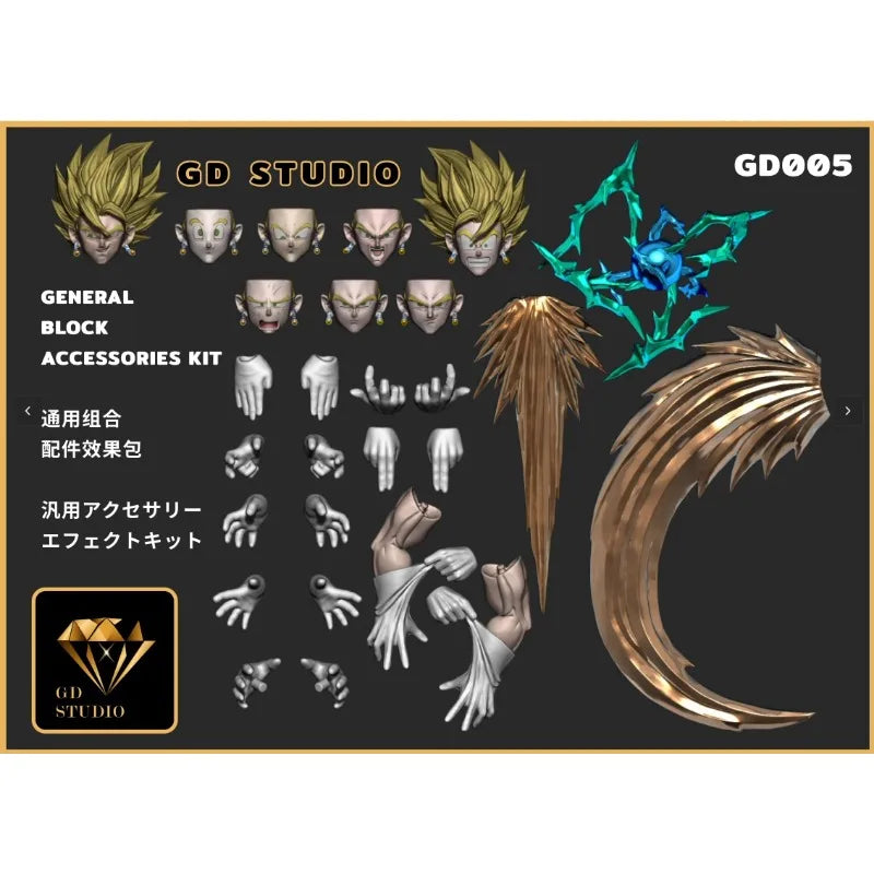 OCToys 1/12 Scale OC004 OC005 OC006 007 Set Dragon Ball Vegito Action Figure Collectible Gift