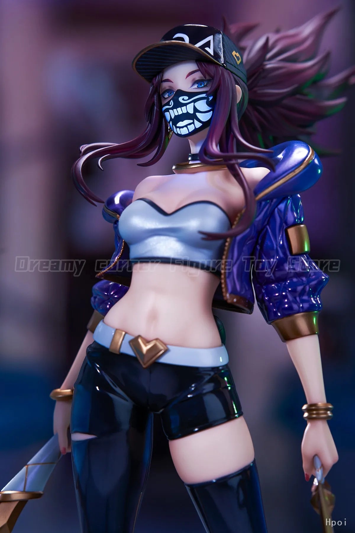 【Auf Lager】 Original APEX-SPIELZEUG League of Legends Akali 1/7 Scale Figure Spielzeug Modell Ornamente Sammlung