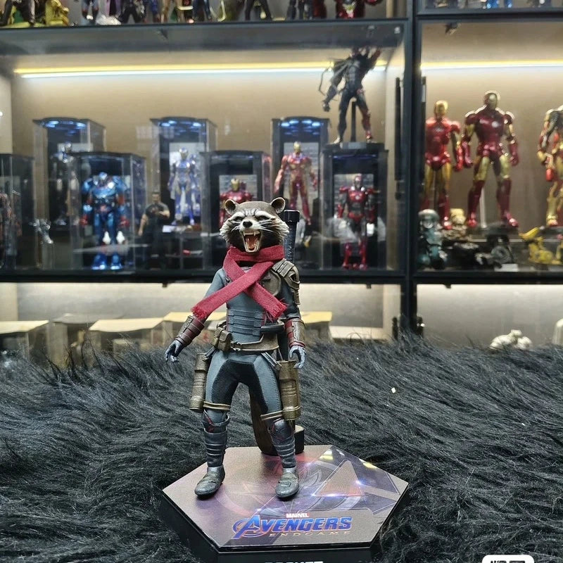 In Stock Genuine HOTTOYS HT MMS708 MMS548 Galaxy Guardians 3 Rocket Raccoon Cosmo Action Figure Model Toys Collection Ornament