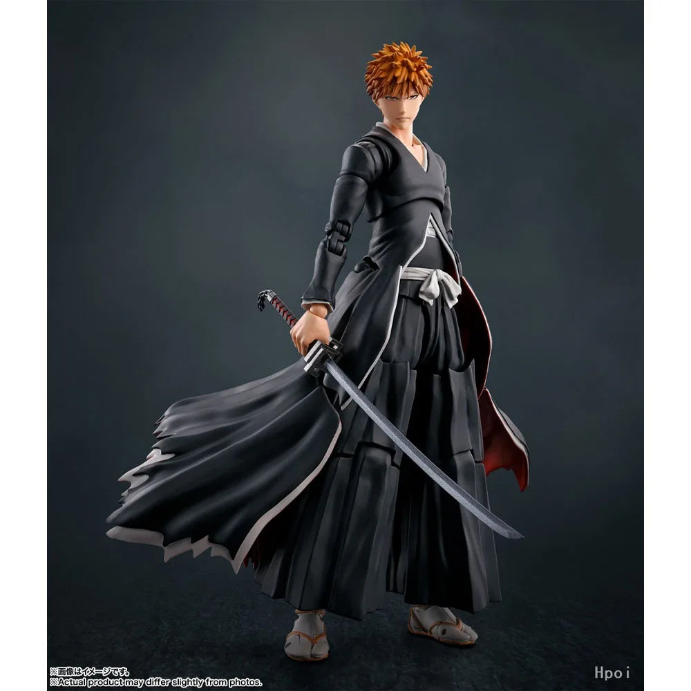 100% Authentic In Stock Bandai S.H.Figuarts BLEACH Kurosaki Ichigo - Getsuga Tensho - Highly Detailed Action Figure Toy