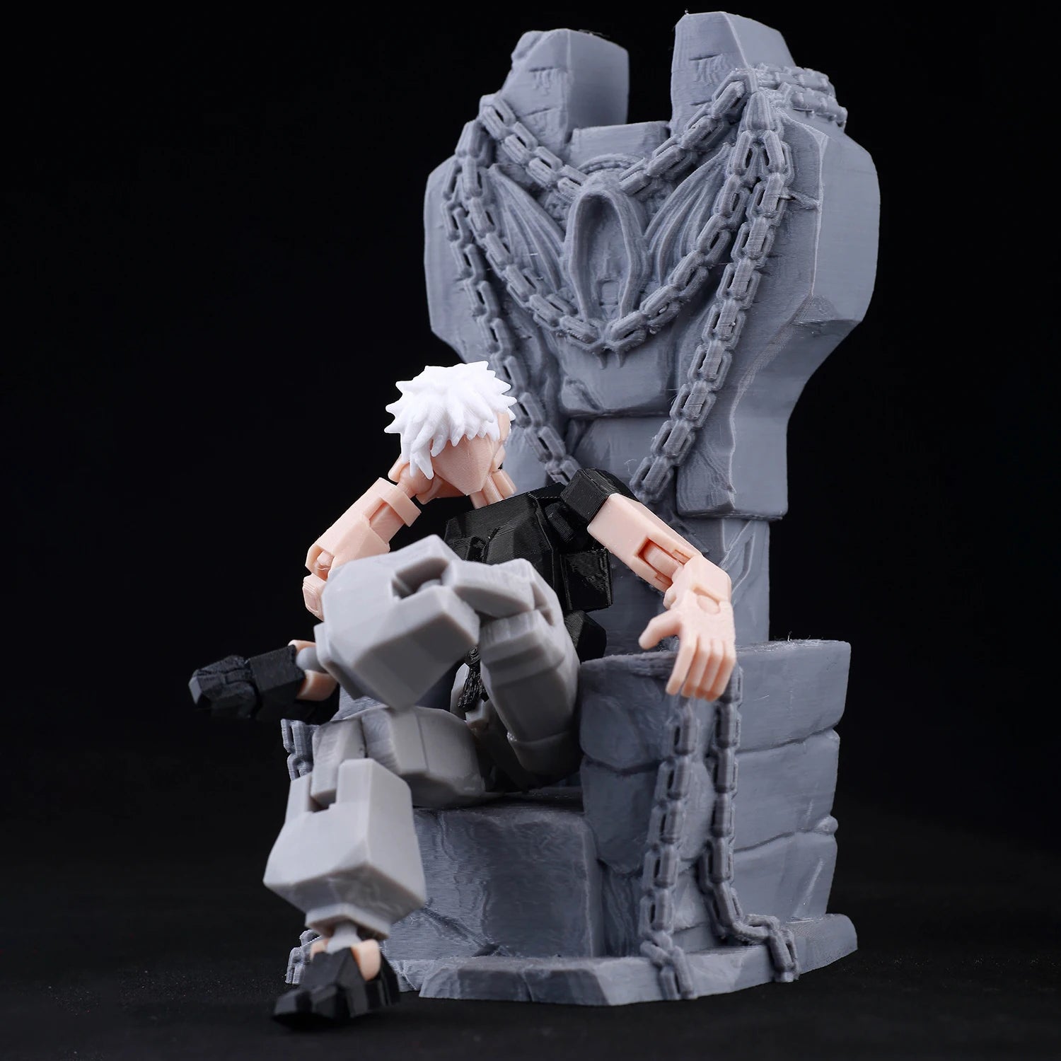9L3D Gedruckte Jujutsu Kaisen 3D-Minifiguren, Satoru Gojo &amp; Geto Suguru Action-Modell, Anime-PVC-Sammelstatue, Geschenk für Fans