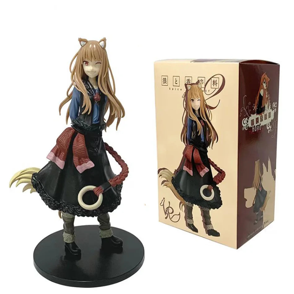 17CM Spice And Wolf Horo PVC аниме екшън фигурки модел колекция орнамент аниме карикатура модел играчка подарък