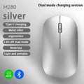 Drahtlose Maus Dual Modus 2,4 Ghz Bluetooth-Kompatibel Gaming Maus Ergonomische Wiederaufladbare Mäuse für PC/Laptop/Macbook