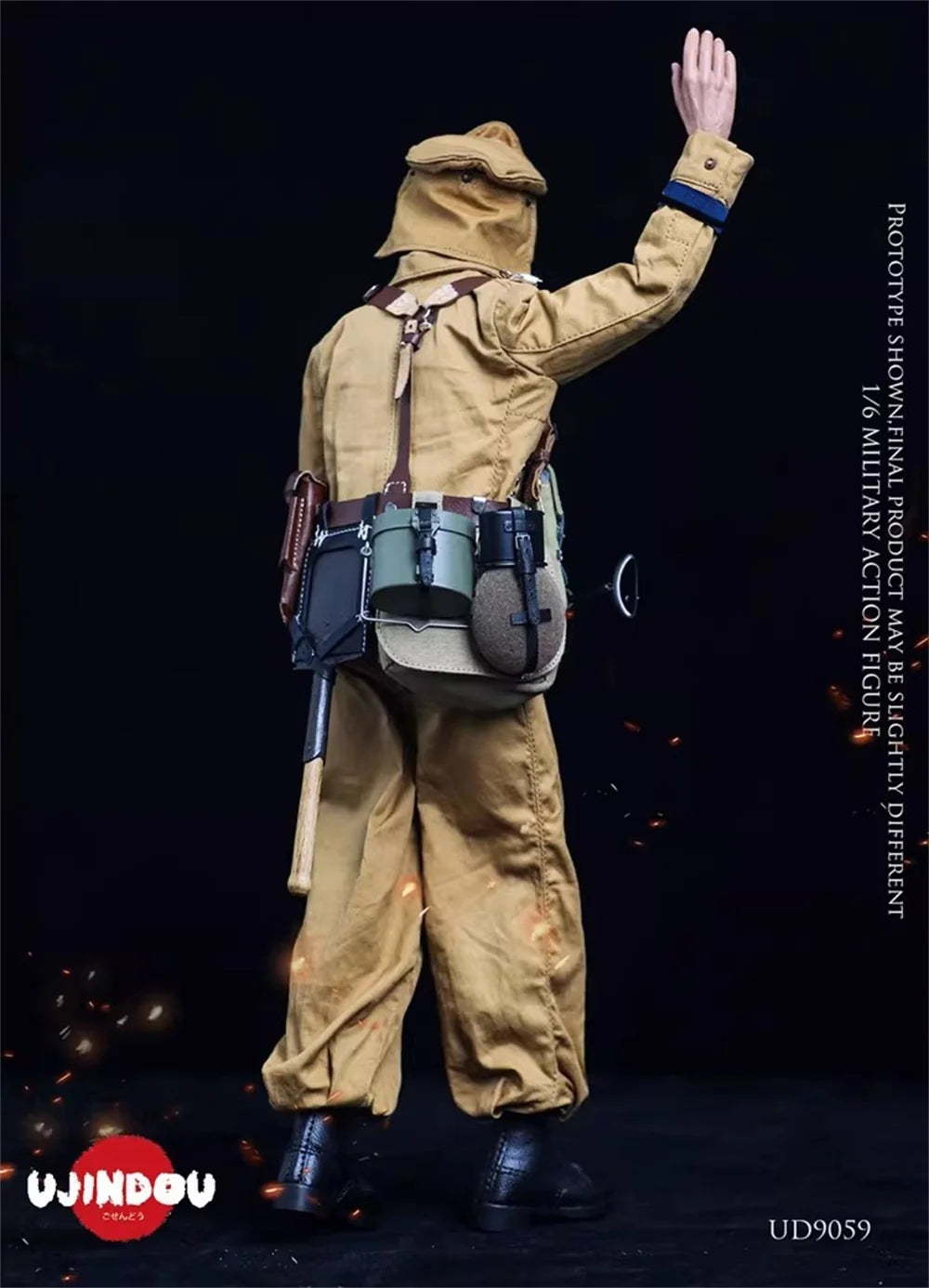 In Stock For Sale 1/6th UJINDOU UD9059 The Soldier Doll Full Set Moveable Action Figure Tough Guy Man About 12" For Fans