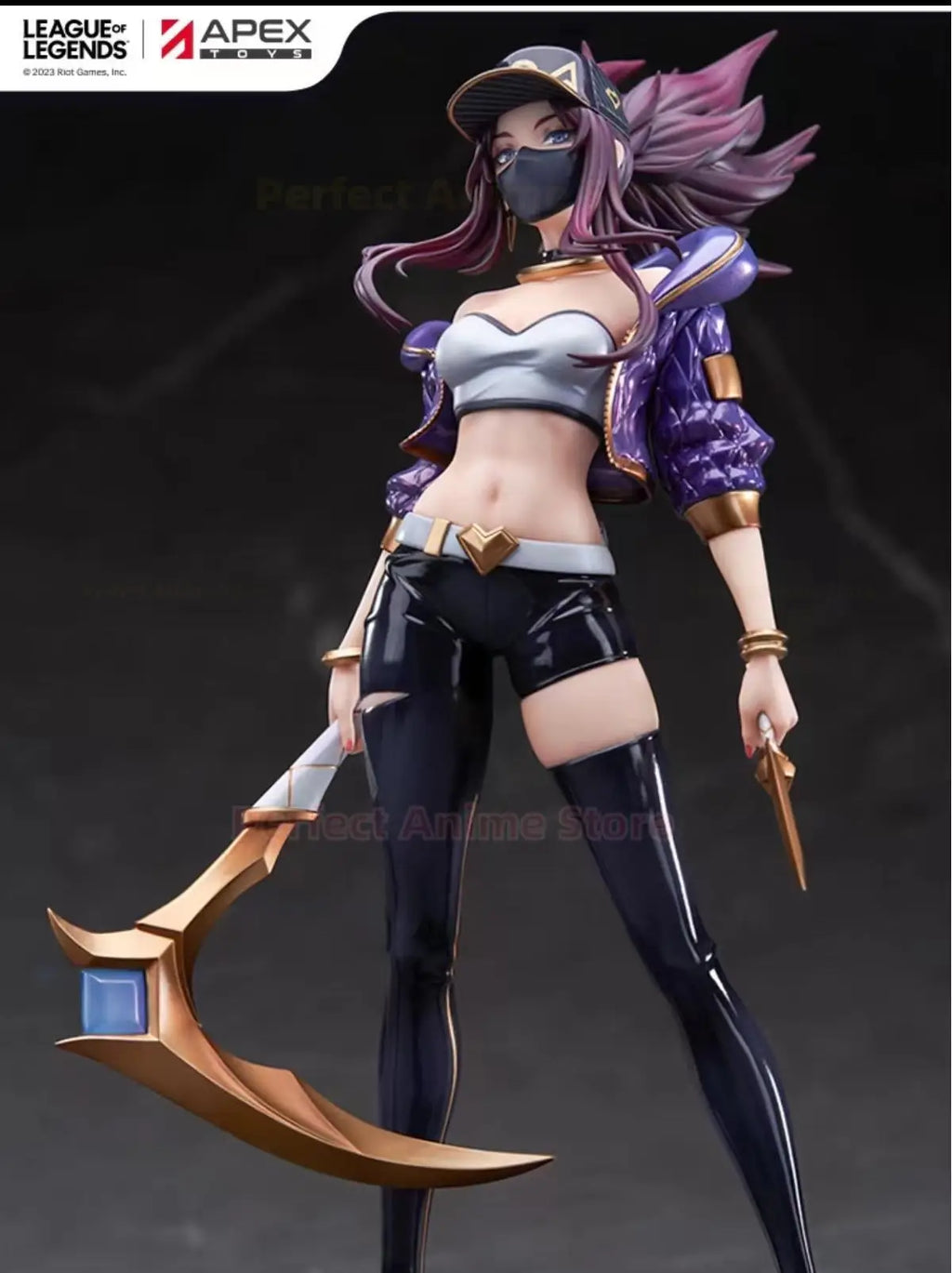 League K/DA Evelyn 1/7 scale figure Model  Sexy Statue Collection Gifts