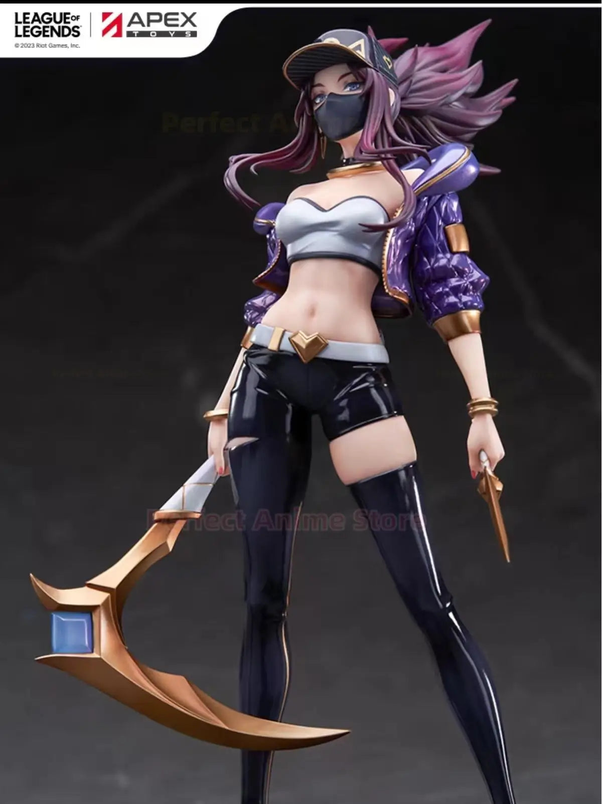 League K/DA Evelyn 1/7 scale figure Model  Sexy Statue Collection Gifts