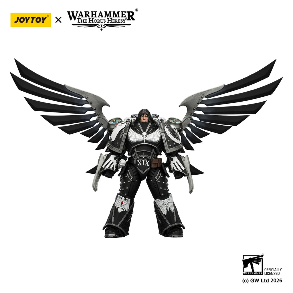 JOYTOY Warhammer "The Horus Heresy" 1/18 Action Figures Raven Guard Corvus Corax, Primarch of the XIX Legion Raven Guard