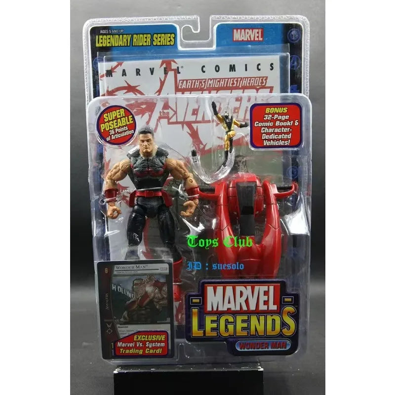 Original MARVE Legends LEGENDARY RIDER SERES WONDER MAN Anime Figure Collection Model Toy
