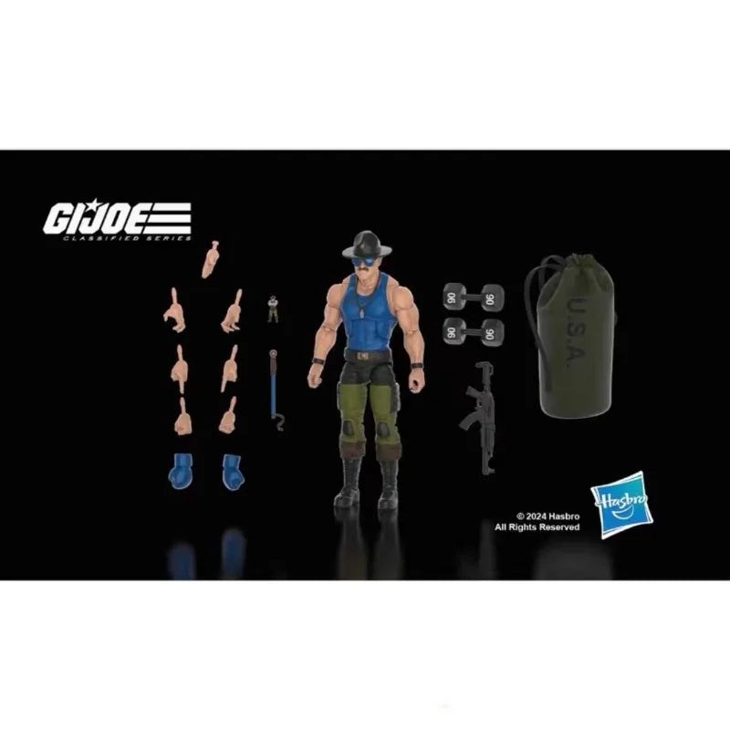 New Original Hasbro G.I. Joe GI Joe Classfied Series 129 Mad Marauders SGT Slaughter Action Figure Collection Toys Ornaments