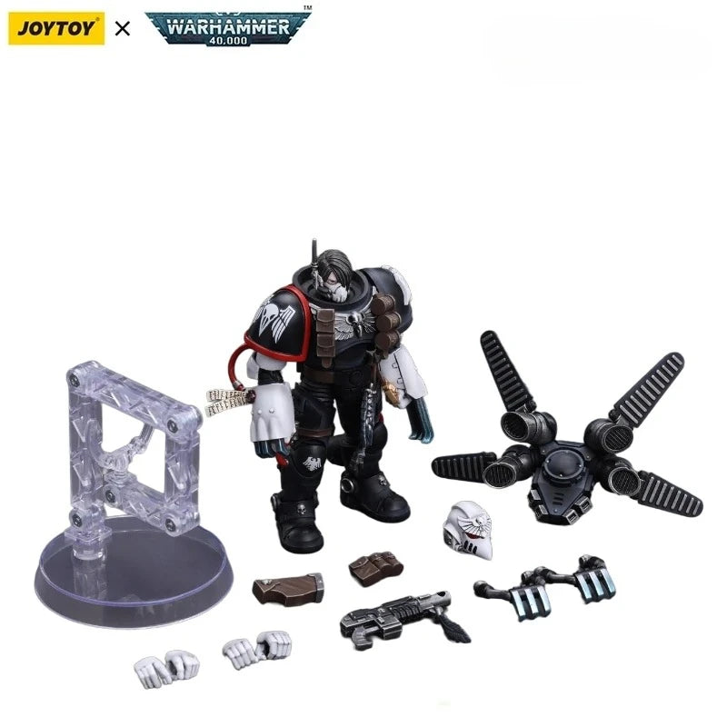 【MT】JOYTOY 1/18 Action Figure Warhammer 40K Raven Guard Chapter Master Kayvaan Shrike Model Toy Collection Series