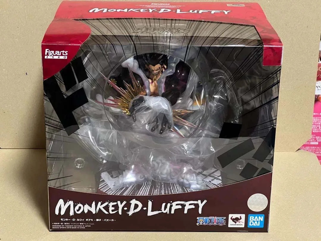 In stock Bandai Figuarts ZERO Monkey D. Luffy Gear 4 -Lion Bazooka- Figures Anime Model Genuine Boxed Toy Gift