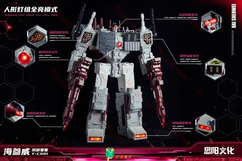 Coming Soon Transformation Toys Siyang Culture Y-C001B Meng Dashuai Defense Fortress Vladivostok Autobot Base