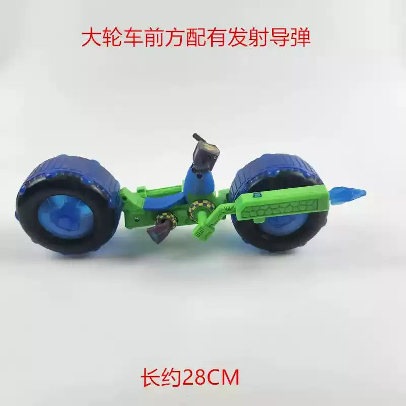 Playmates Turtles Action Figure Puppet Horse Motorcycle Rhinoceros Tiger Scene Models Anime Model Doll Desktop Decoration