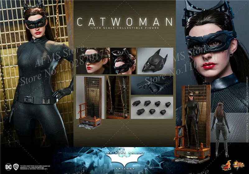 Hottoys HT MMS627 1/6 Scale Collectible Figure Catwoman The Dark Knight Trilogy Beautiful Anne Hathaway Batman Dolls 12" Model