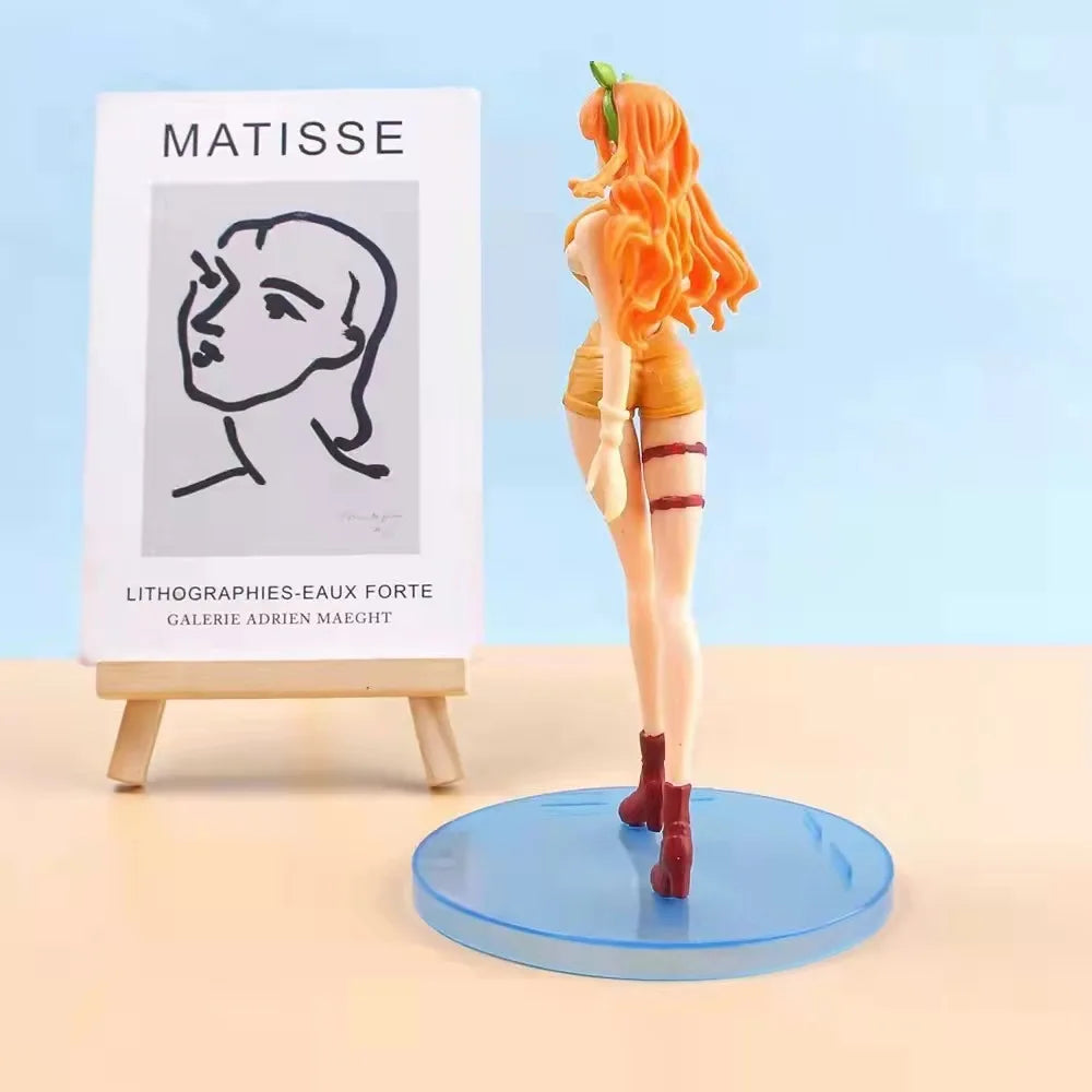 17 см One Piece Figures Nami Figurine PVC Statue Manga Model Doll Collection Room Decoration Gifts