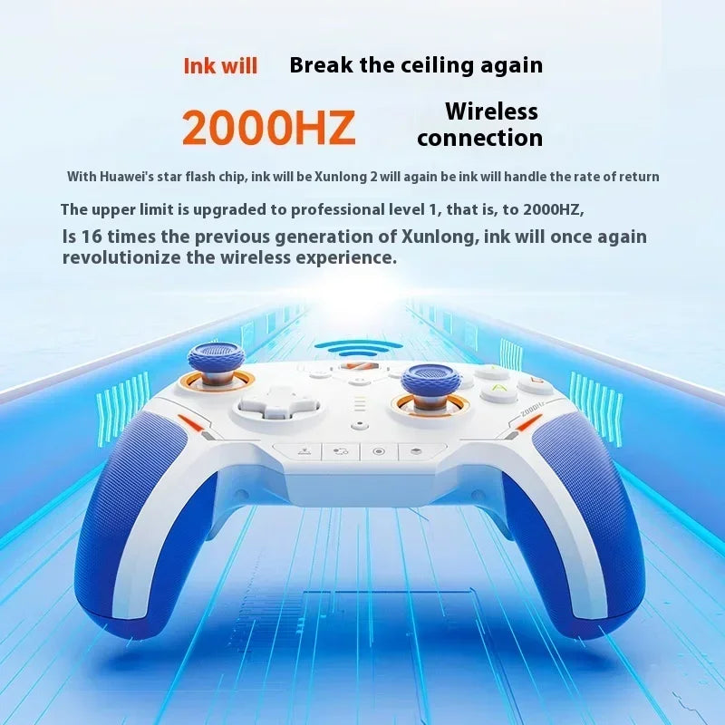 BIGBIGWON Blitz 2 TMR Star Flash Game Handle 2000HZ NS PC Steam Game Wireless Bluetooth Custom Gamepads Controllers Gaming Gifts
