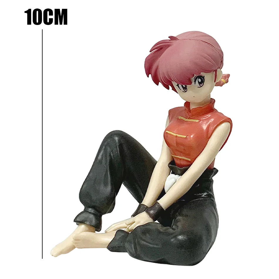 Original BANDAINAMCO BANPRESTO Ranma 1/2 Relax Time Shampoo Tendou Akane Ranma PVC Figure Model Collector Figurine Toys Gift