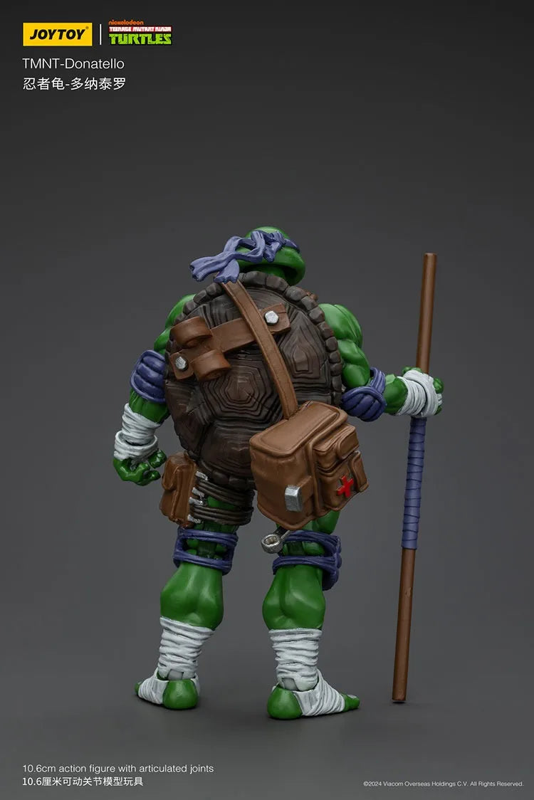 JOY TOY TMNT Donatello Action Figures Original Doll Decoration Gift Collection Garage Model Kits