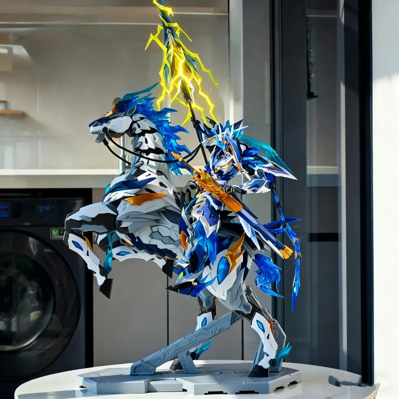 Legend Of Star General 1/10 Zhao Yun Assembly Model Kit Action Figures With Mount Alloy Skeleton Mecha Toy Deco Collectible Gift