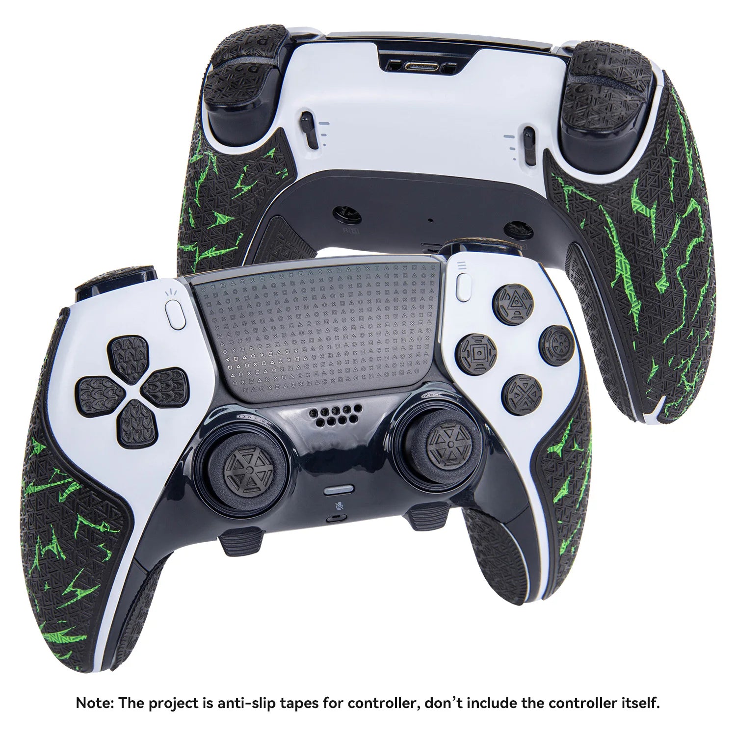 TALONGAMES Controller Grip Tapes Compatible with PS5 DualSense Edge,ELITE Version Color Anti Slip Tape,Multi-Texture Skin Kit