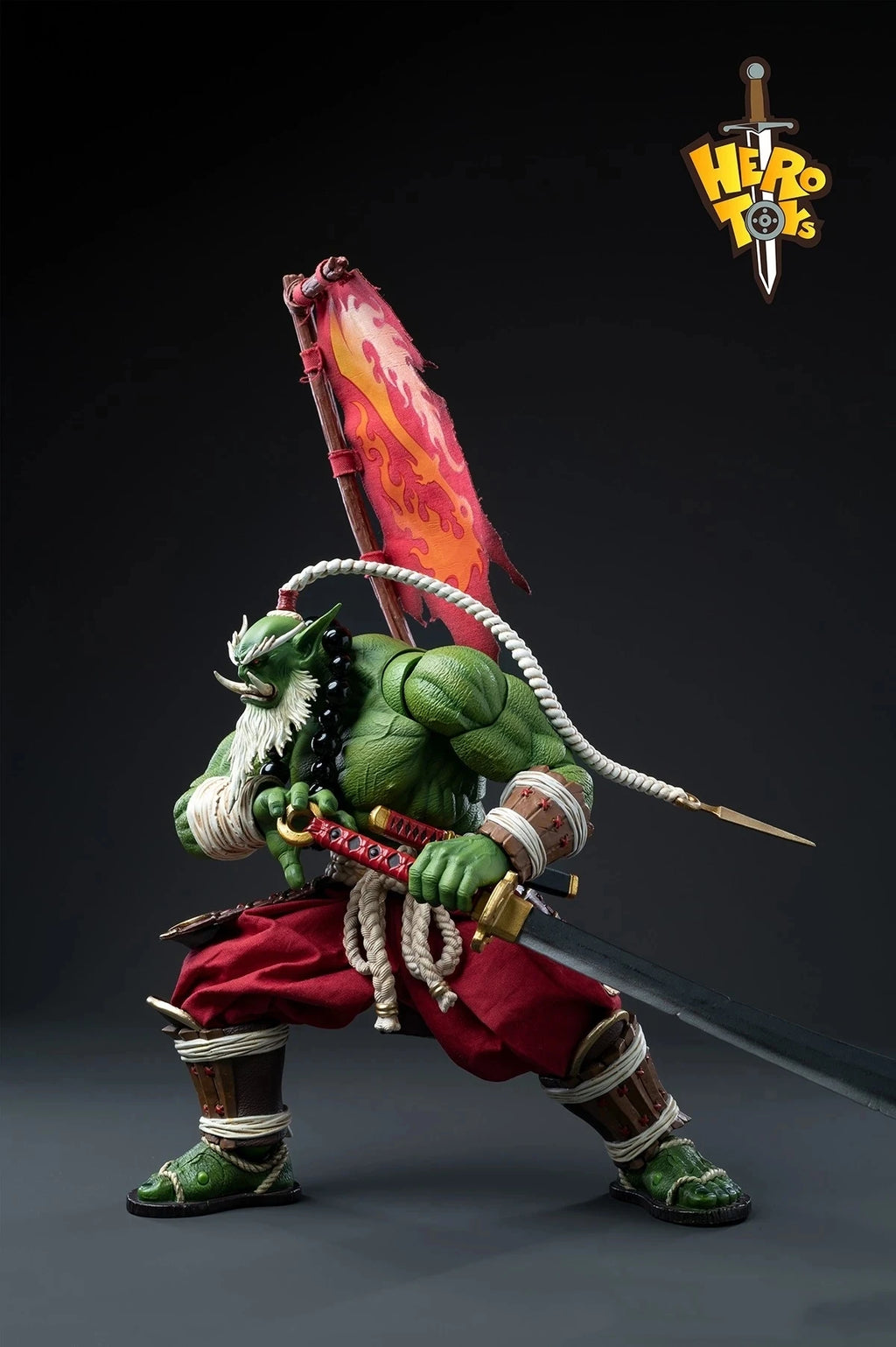 In Stock Hero Toys Series 5 Fireblade Clan Hero Orc Blade Master Samuro Model Toy Gift
