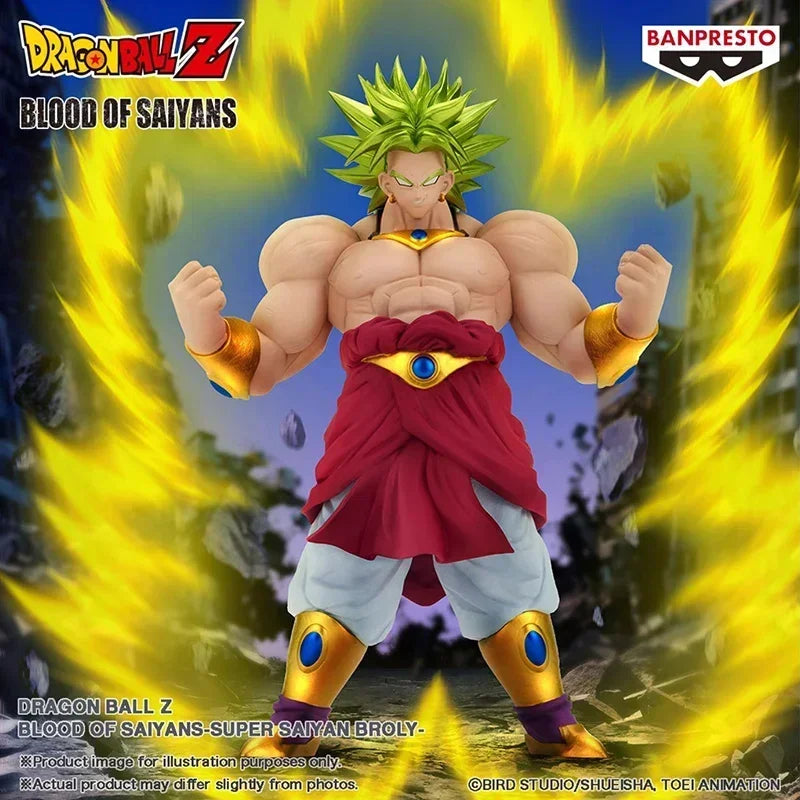 Auf Lager BANDAI BANPRESTO Dragon Ball Z BLOOD OF SAIYANS Vol.22 Super Saiya Broly PVC Anime Actionfiguren Modellsammlung Spielzeug
