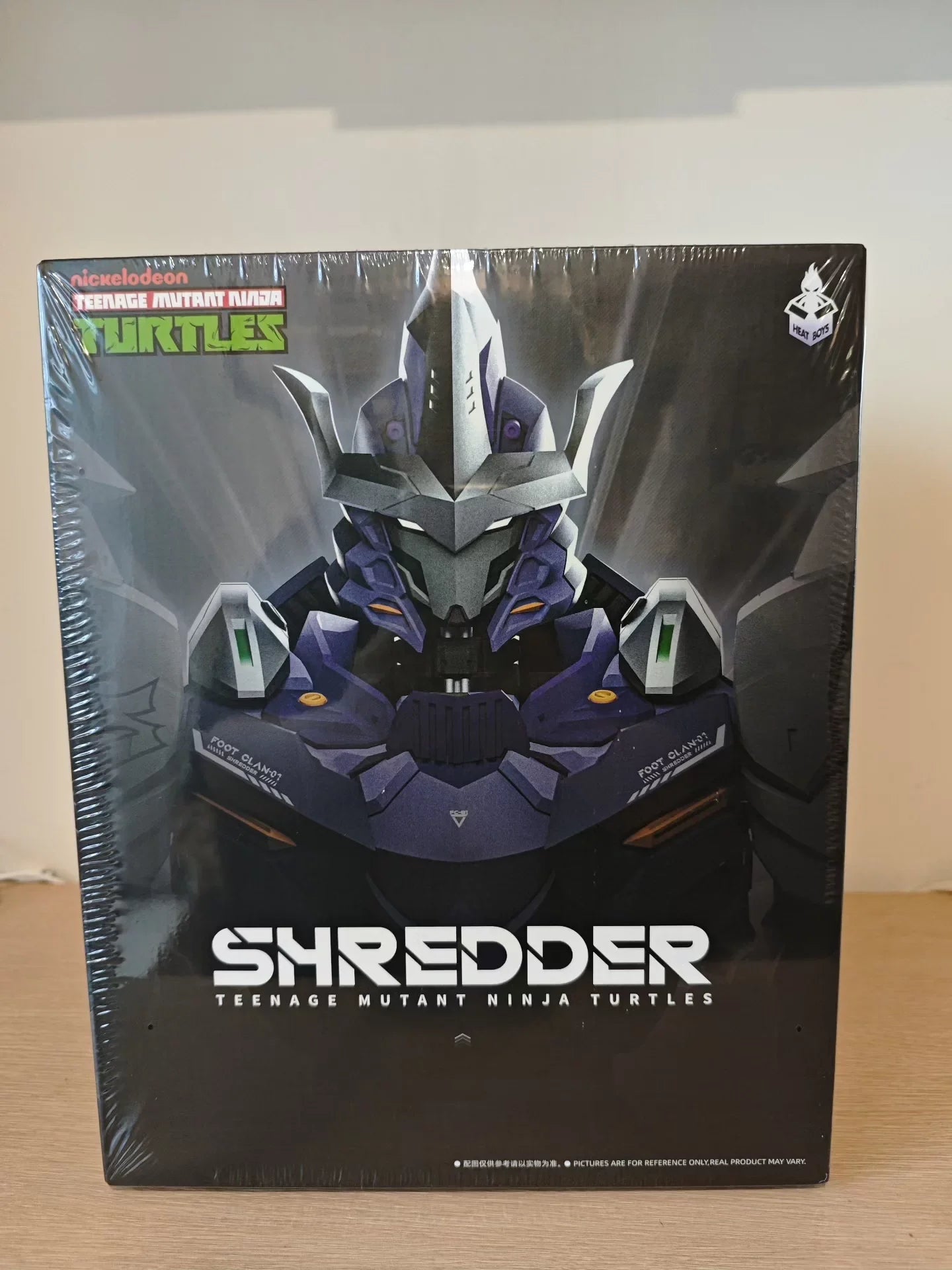 HEATBOYS Teenage Mutant Ninja Turtles Shredder Chinese Mecha Model Kit Action Figure Model Trendy Toys Desktop Doll