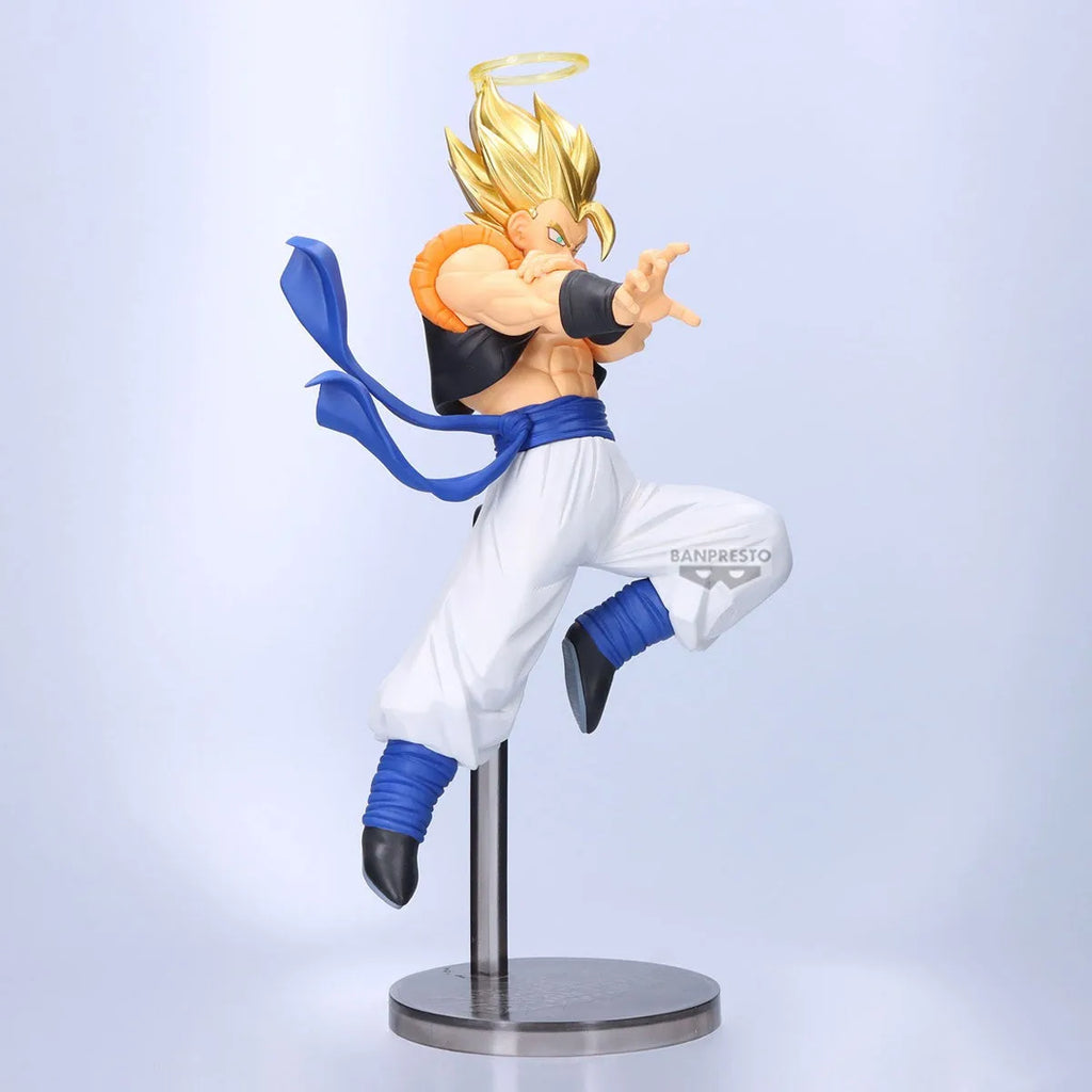 Original BANPRESTO Gogeta VEGITO DRAGON BALL Z DOKKAN BATTLE Anime Figure PVC 10TH ANNIVERSARY FIGURE Model Collector