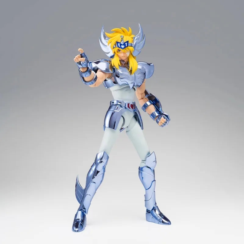 Original in Stock Bandai Saint Seiya EX White Bird Hyoga Final Bronze Garments Anime Character Toy Model Ornaments Collection