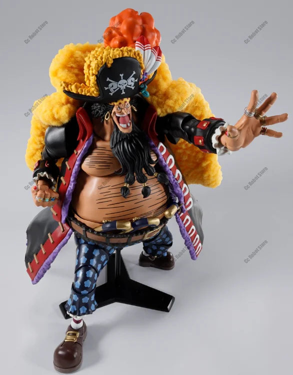 In Stock Bandai S.H.Figuarts Marshall D. Teach - The Four Emperors Barbanegra 24CM PVC Figurine Collectible Model Toy for Gift