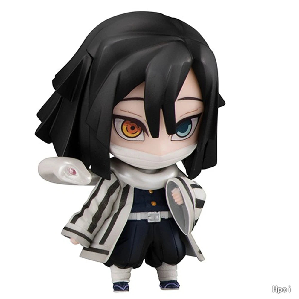 11cm Demon Slayer Kimetsu no Yaiba Anime Figure Kanroji Mitsuri Action Figures PVC Shinazugawa Sanemi Figurine Collection Toys